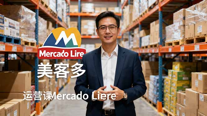 2025美客多Mercado Libre运营课:账号注册/产品上传/促销活动/自发货模式-开心