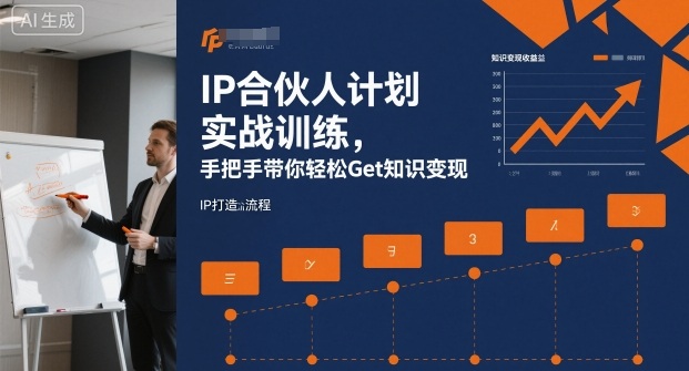 IP合伙人计划实战训练,手把手带你轻松Get知识变现-开心